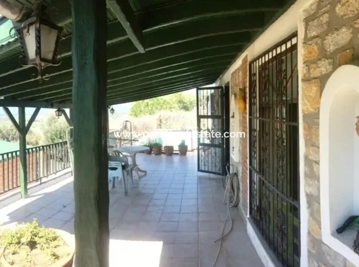 Stein Villa Mit Pool, 8 Zimmer, 740M2-Grundstück Zum Verkauf In Gökova Region