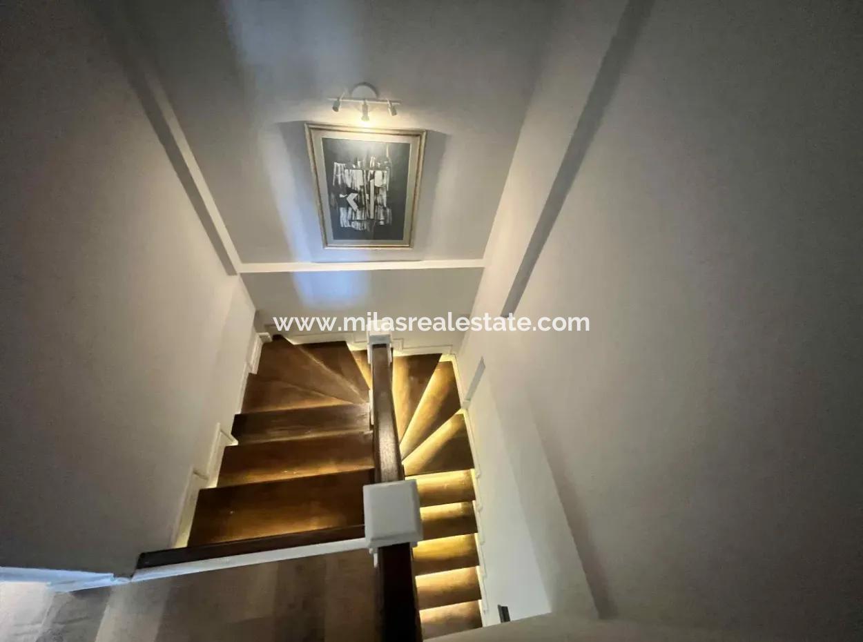 3 Zimmer 1 Wohnzimmer 140M2 2 Villen Zum Verkauf Mit Pool Mit Herrlichem Meerblick Im Viertel Selimiye Im Bezirk Marmaris