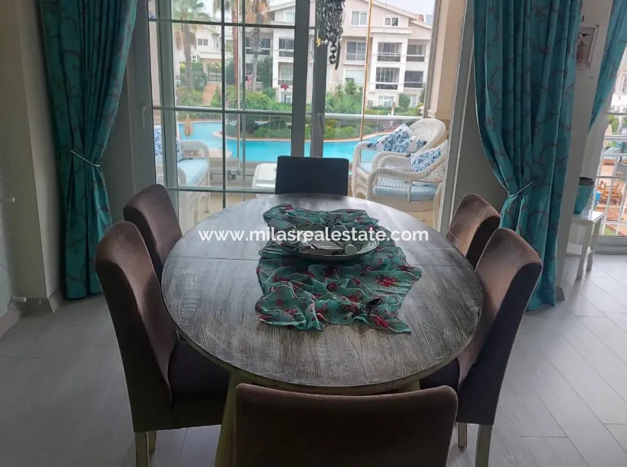 3 1 Furnished-Unfurnished Flat For Rent In Camiavlu Neighborhood Secure Site With Pool