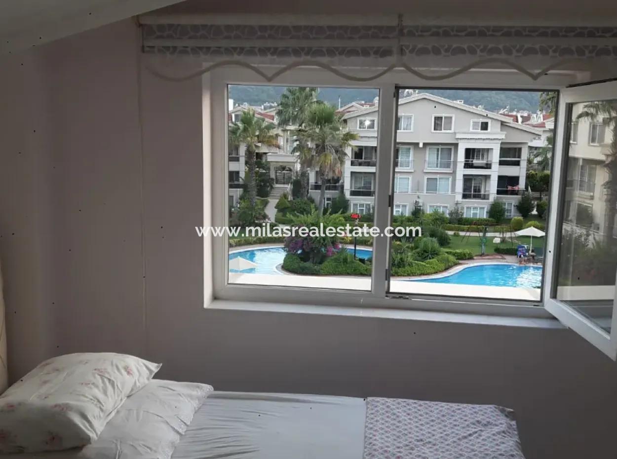 3 1 Furnished-Unfurnished Flat For Rent In Camiavlu Neighborhood Secure Site With Pool