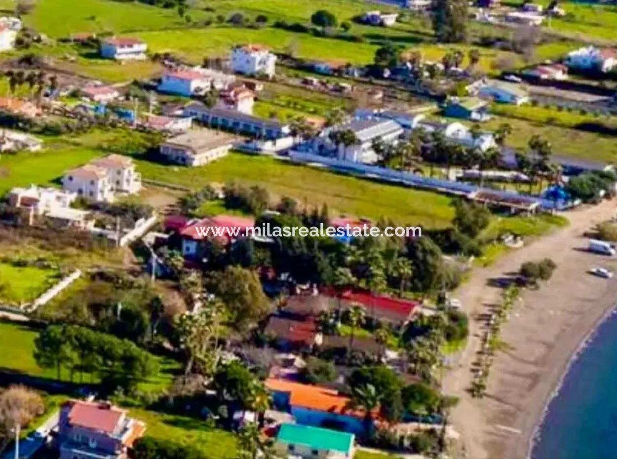 Marmaris Hisarönü Koyunda Denize Sıfır 6500M2 Turizm Alanı İçerisinde Satılık Arsa