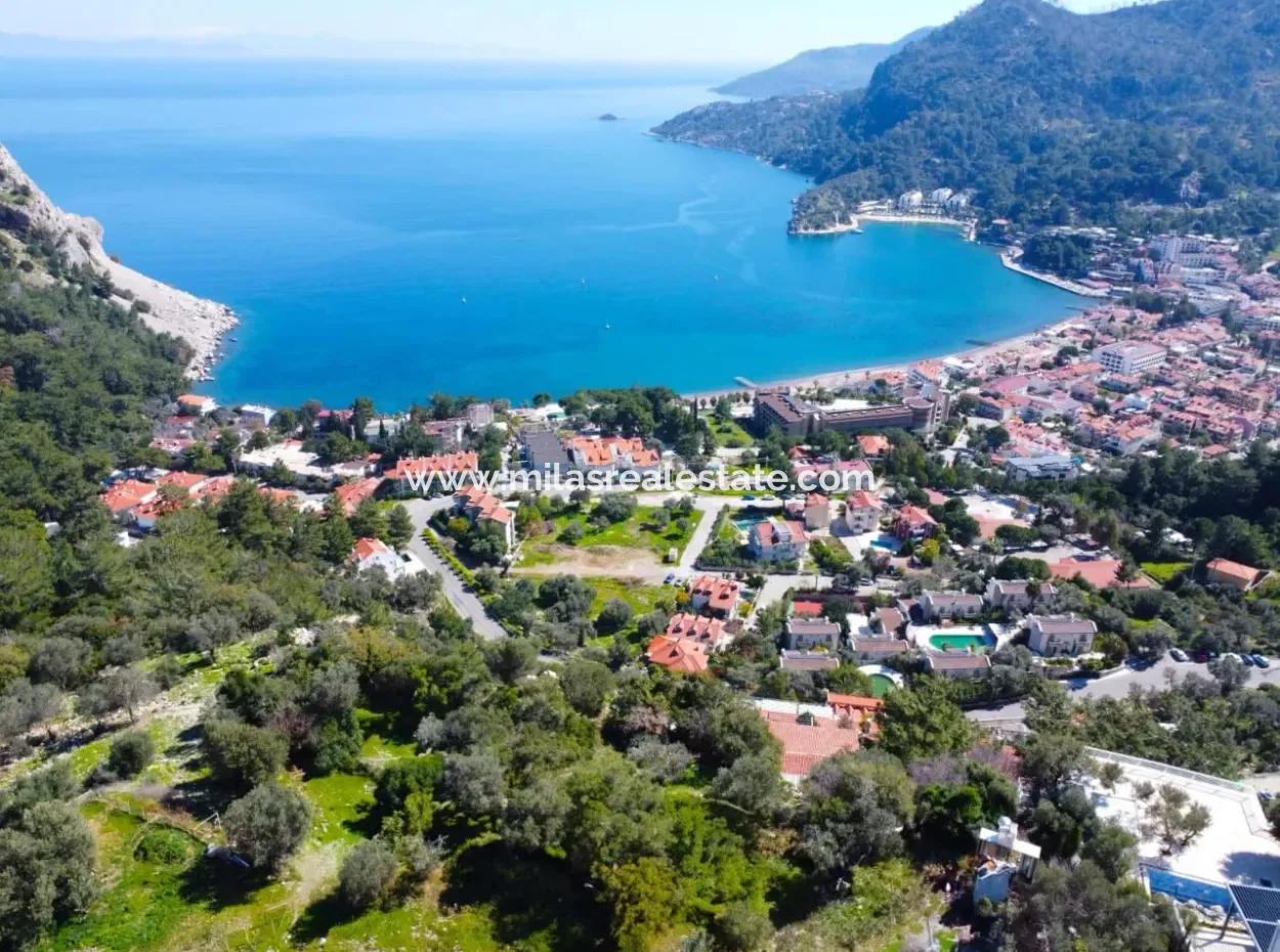 Emlakçıdan Marmaris Turunç Koyunda Deniz Manzaralı Satılık Butik Otel  Odalı