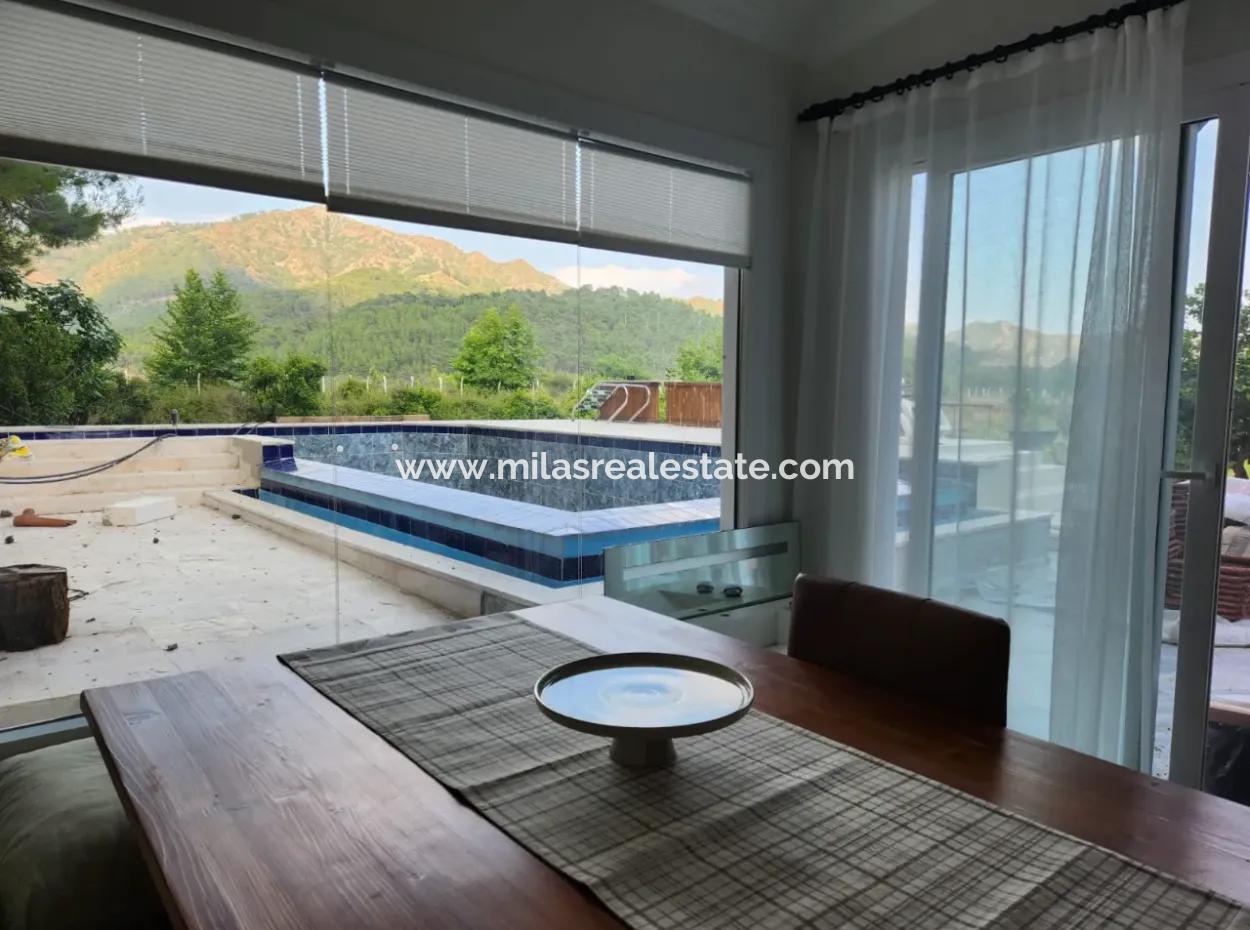 Ortaca Mahallesi Satılık 10.000 M2 İçerisinde Özel Yapım Havuzlu Çiftlik Evi